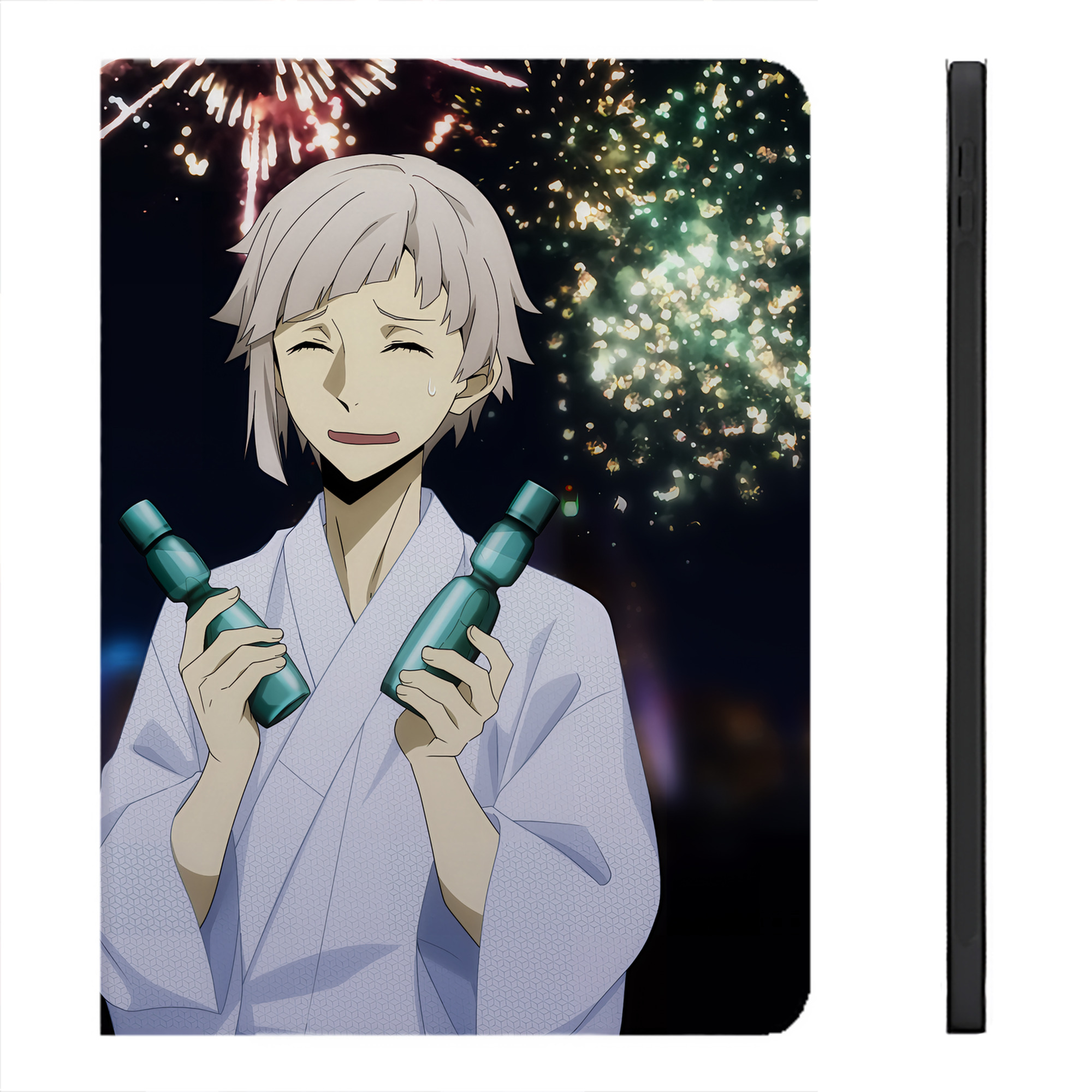 （画像用） 文豪ストレイドッグス Bungo Stray Dogs IPadケース ペンホルダー付き ブックスタイルデザイン
